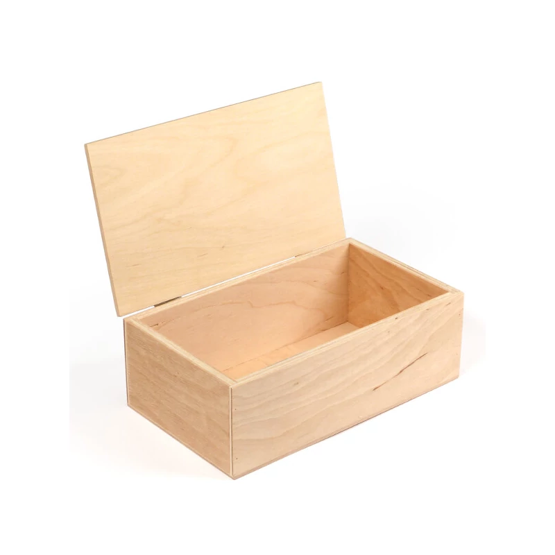 Drevená krabička - kváder, 22x12,5x8 cm