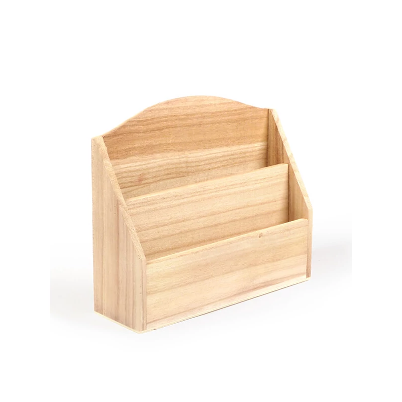 Drevený organizér - zásobník na listy, 21,4x6,4x18 cm