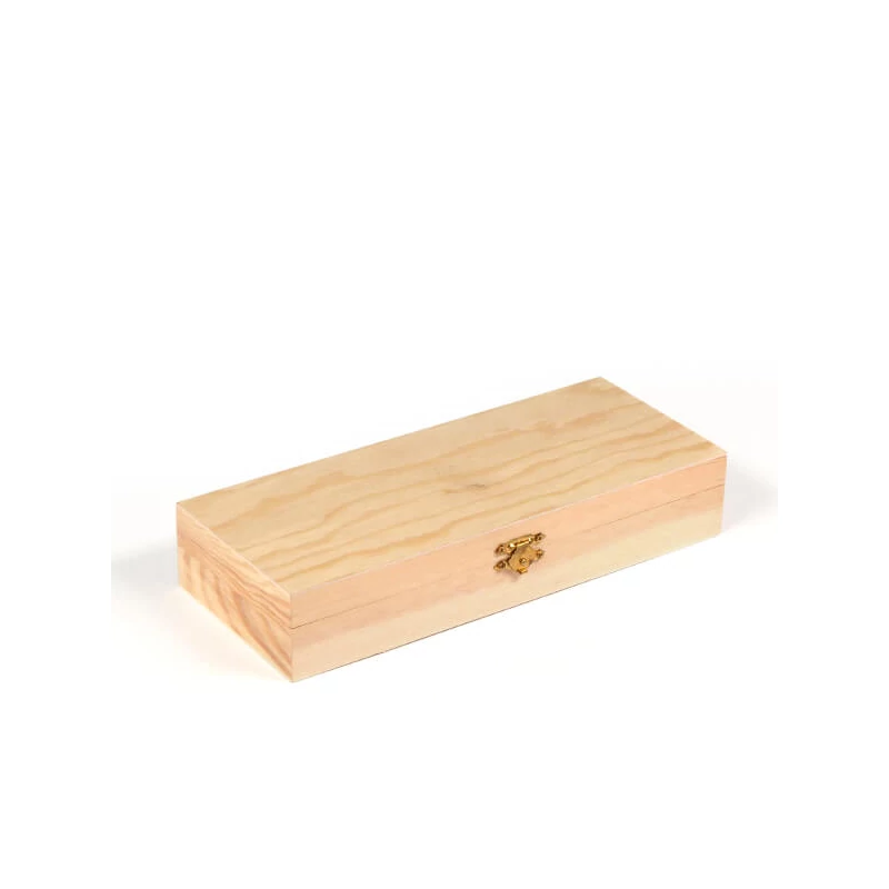 Drevená krabička - kváder, 25x10x4,6 cm