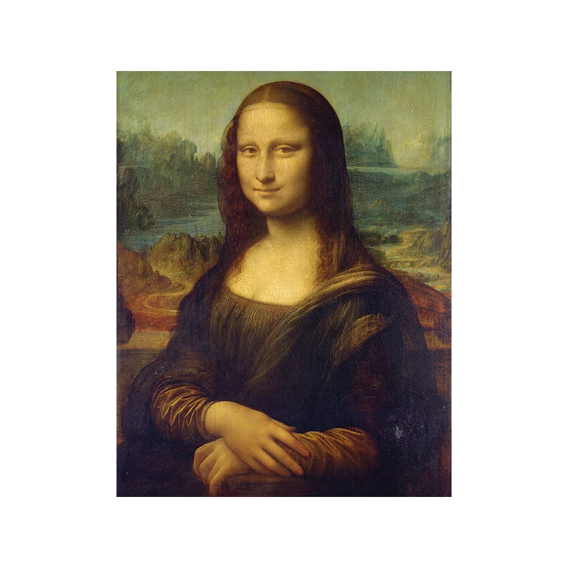 Sada omaľovánok, Slávne majstrovské diela, 28x35,5 cm - Mona Lisa