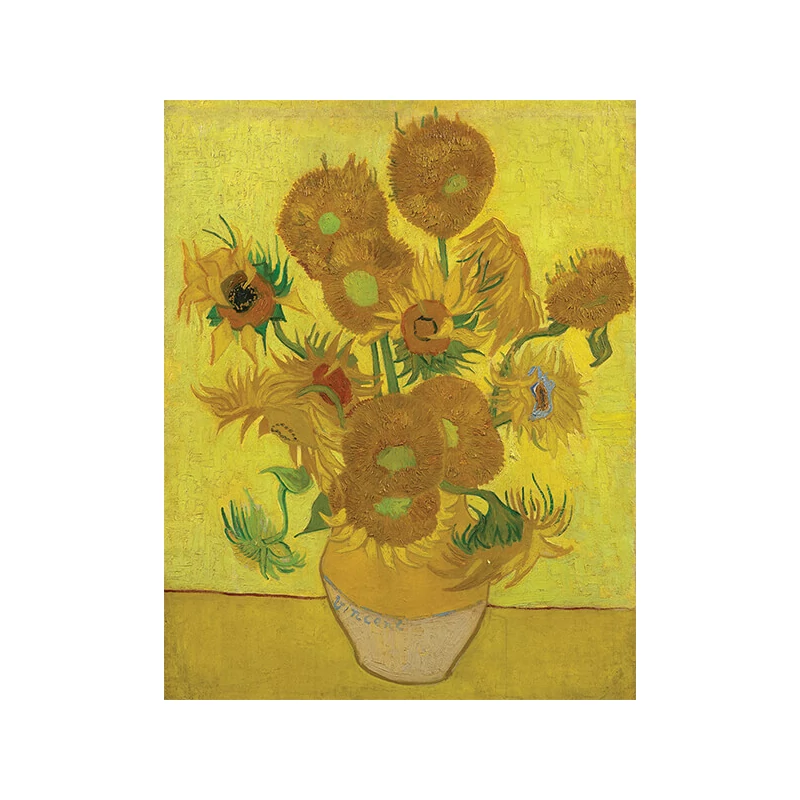 Sada omaľovánok, Slávne majstrovské diela, 28x35,5 cm – Slnečnice, Van Gogh