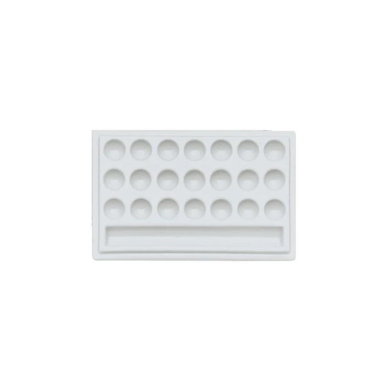Paleta na maľovanie porcelánu - 11,5x18 cm, štvorcová