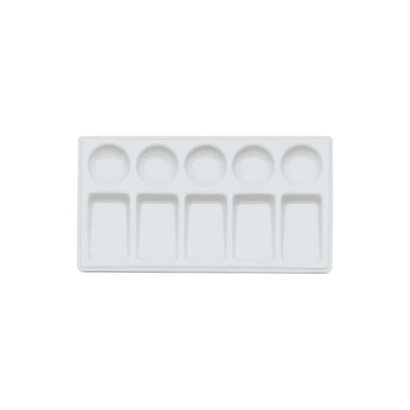 Paleta na maľovanie porcelánu - 11x19,5 cm, štvorcová
