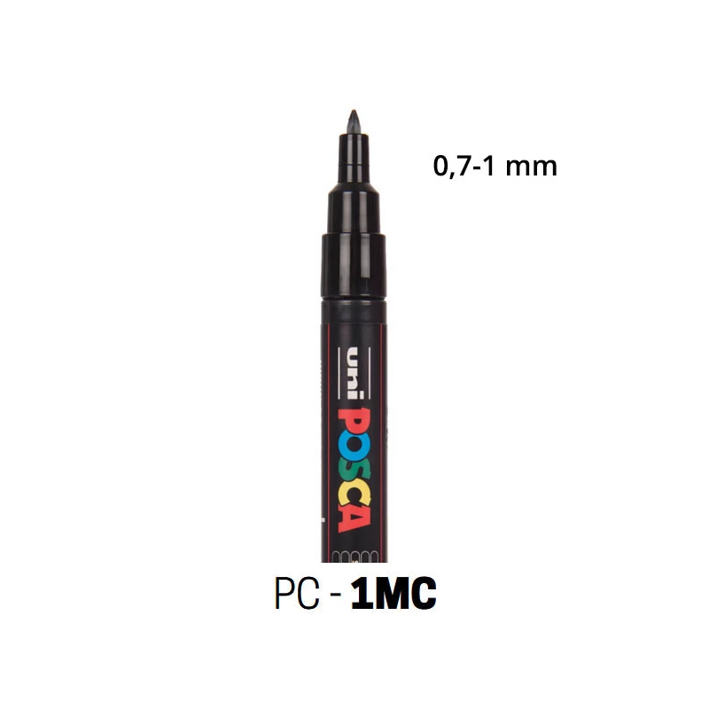 Popisovač UNI POSCA PC-1M 0,7-1 mm - 21, hnedý
