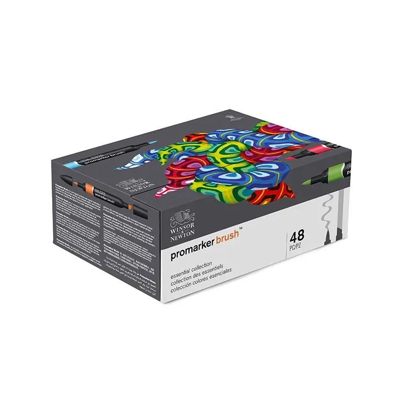 Sada obojstranných alkoholových popisovačov Promarker Brush – 48 ks, essential collection set
