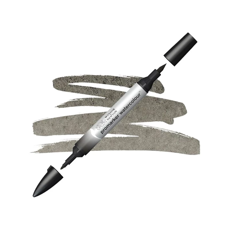 Obojstranný akvarelový popisovač Promarker Watercolor - 331, ivory black