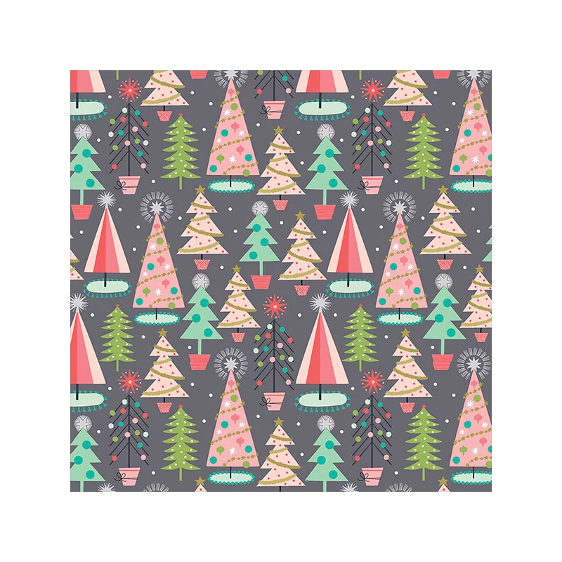 Patchworková tkanina - Free Spirit - Fa la la by Maude Asbury 012XGREY