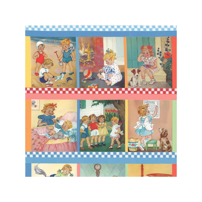 Patchworková tkanina - Moda - Story Time by American Jane 21790-11, Panel, 60cm