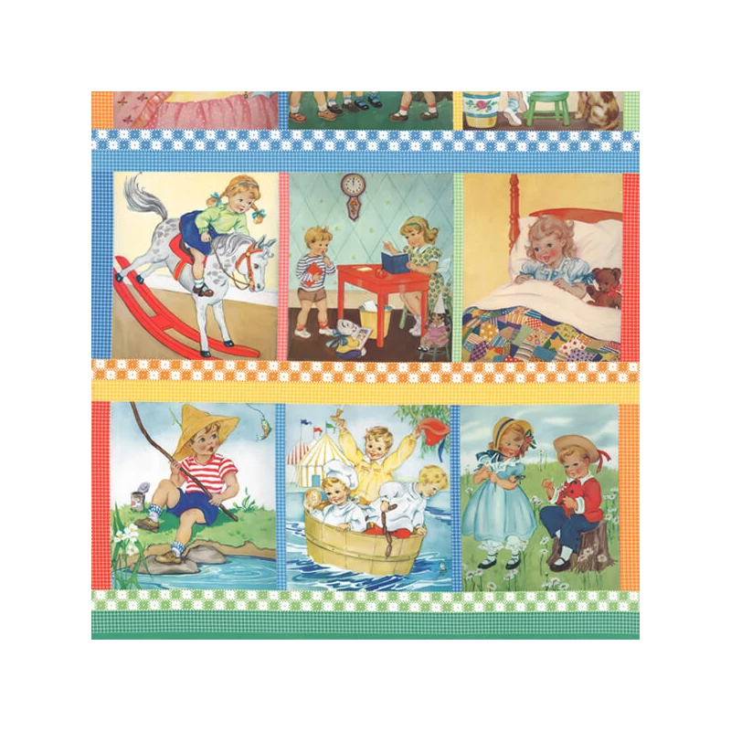 Patchworková tkanina - Moda - Story Time by American Jane 21790-11, Panel, 60cm