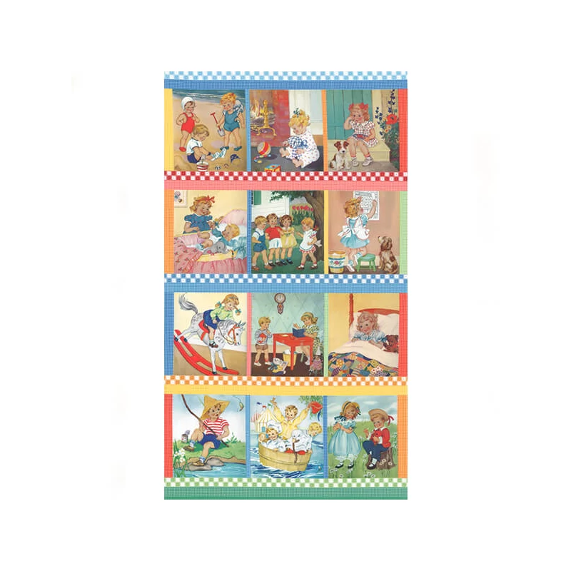 Patchworková tkanina - Moda - Story Time by American Jane 21790-11, Panel, 60cm