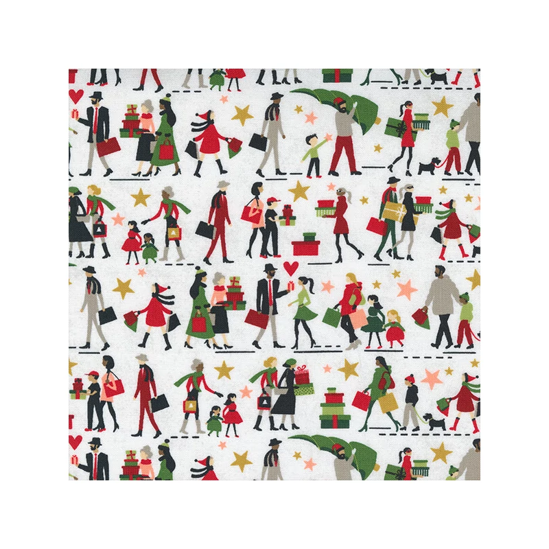 Patchworková tkanina - Moda - Hustle and Bustle by Basic Grey 30661-11