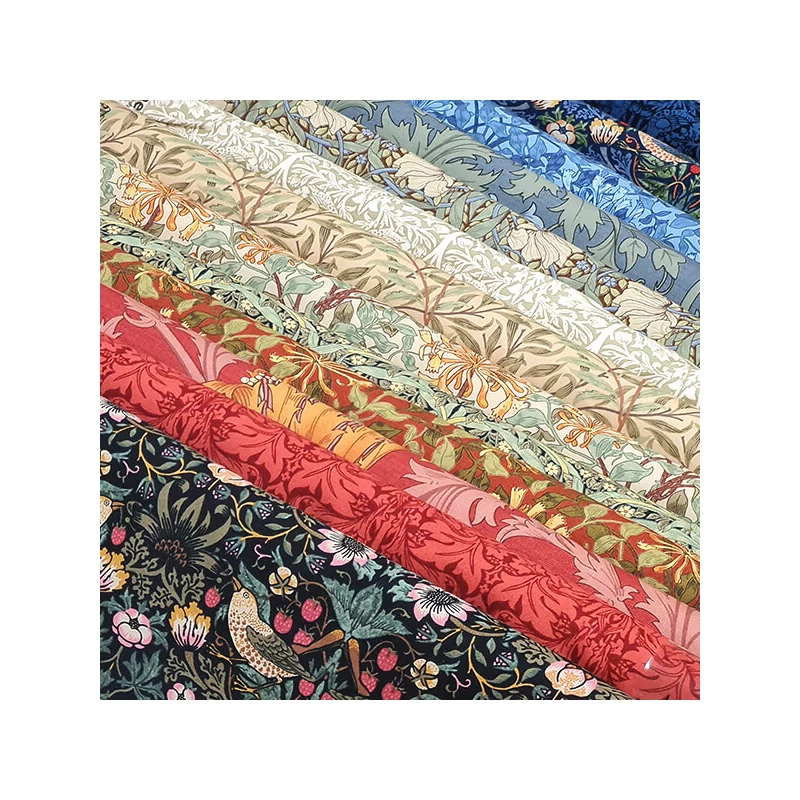 Patchworková tkanina - Moda - Barbara Brackman by Best of Morris 2021 8363-19 brown