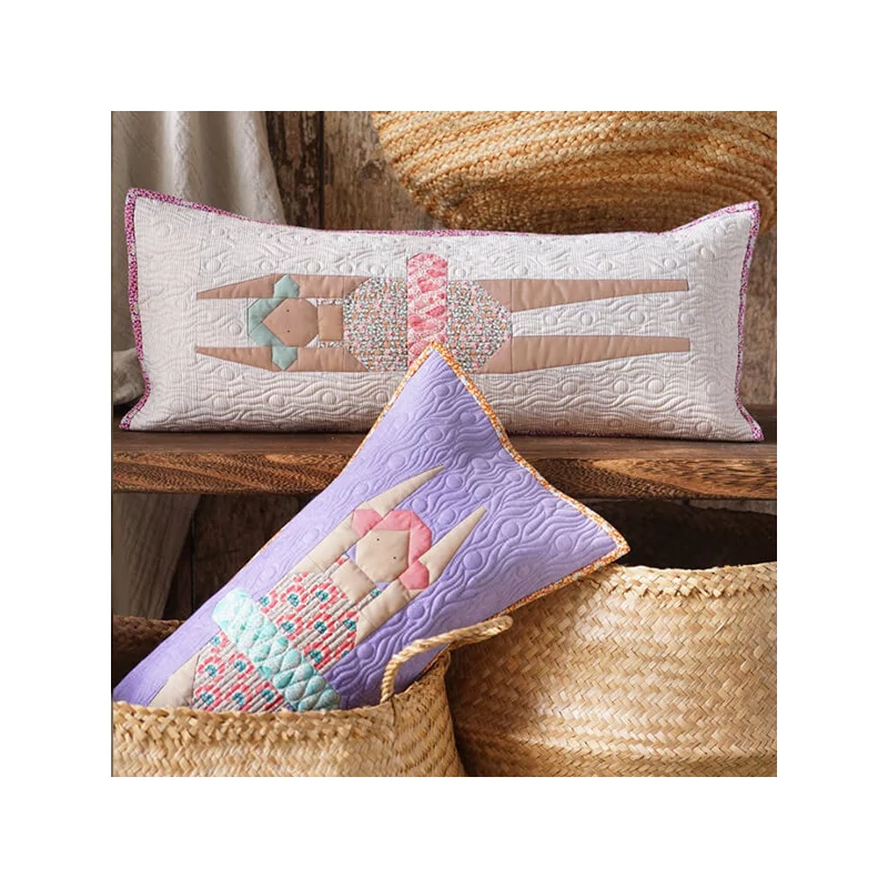 Patchworková tkanina - Tilda Cotton Beach - Scallop shell teal 100336