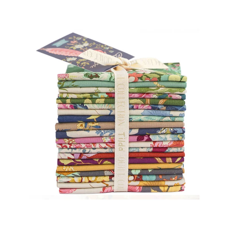 Patchworková tkanina - Tilda Chic Escape - Whimsyflower rust 100458