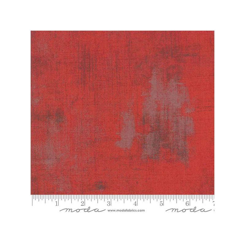 Patchworková tkanina - Moda - Grunge Basic Grey 30150-151 red