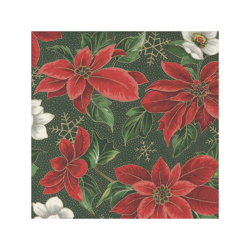 Patchworková tkanina - Moda - Merry Manor Metallic 33660-14M