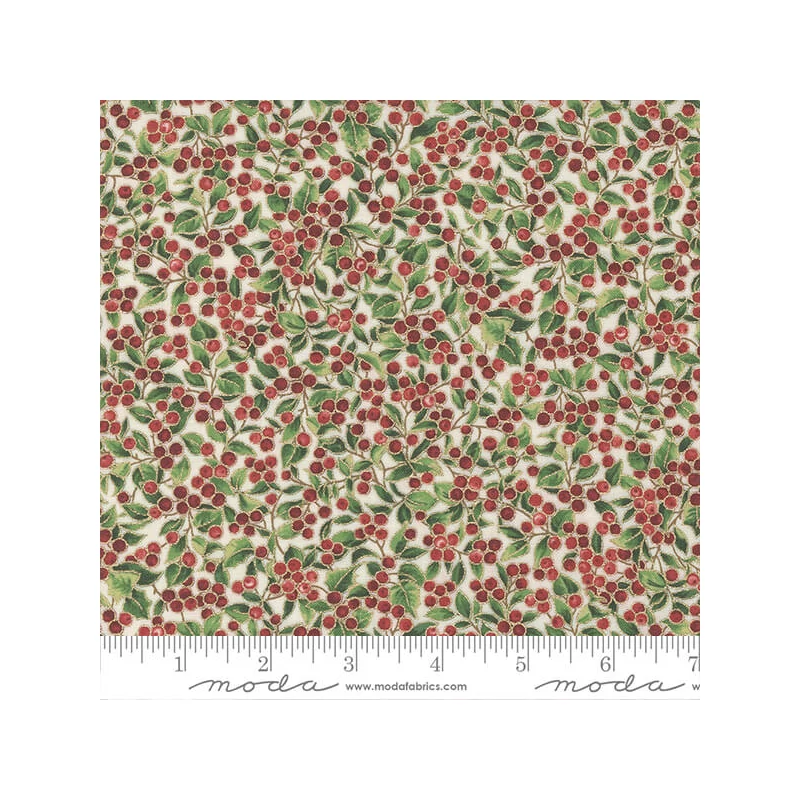 Patchworková tkanina - Moda - Merry Manor Metallic 33664-11M