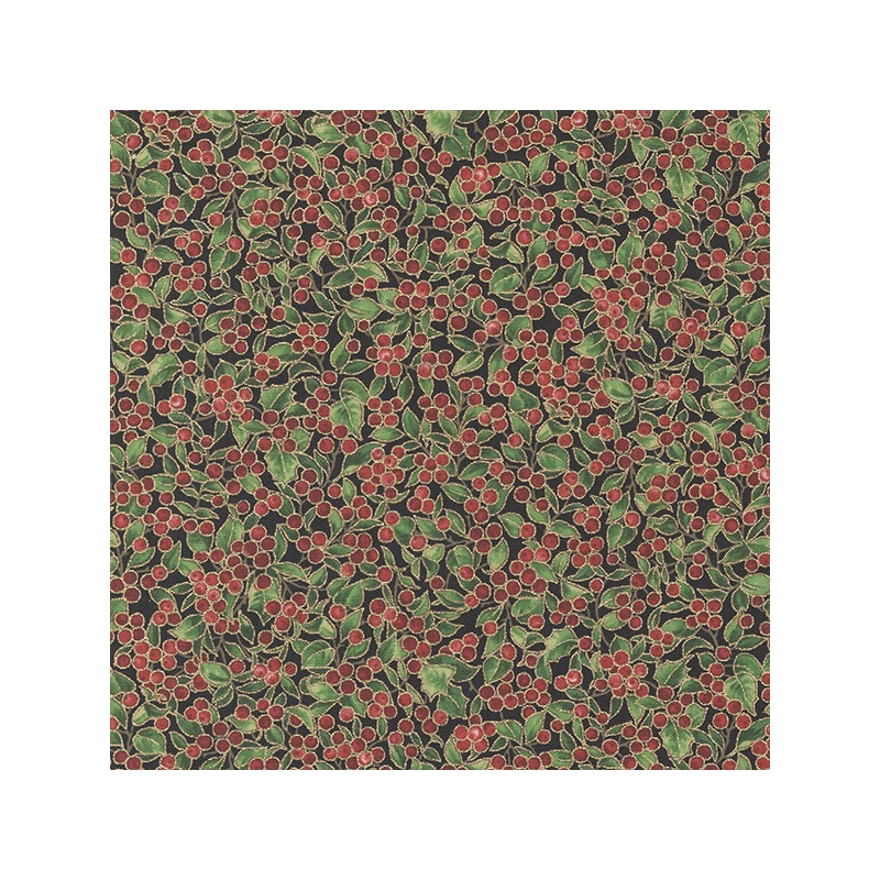 Patchworková tkanina - Moda - Merry Manor Metallic 33664-15M