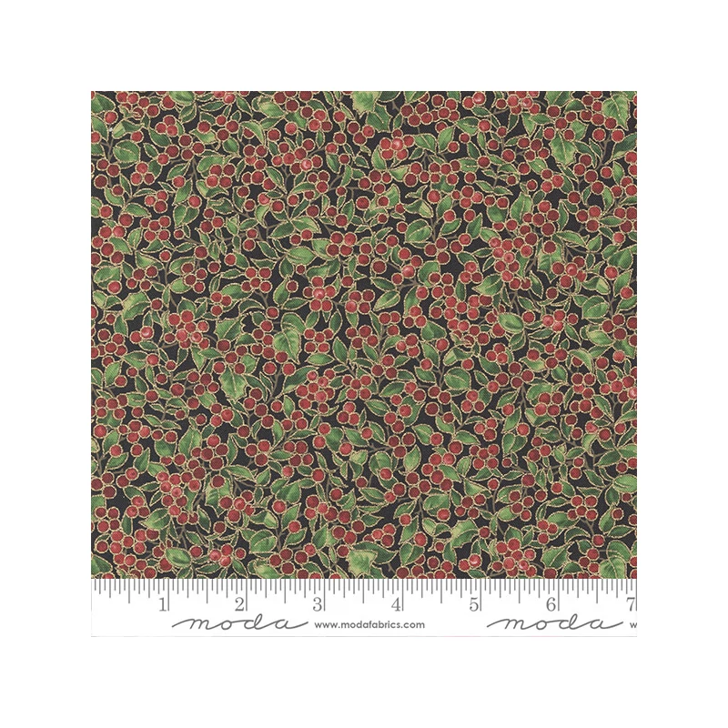 Patchworková tkanina - Moda - Merry Manor Metallic 33664-15M