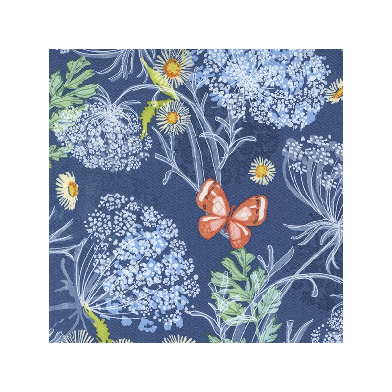 Patchworková tkanina - Moda - Wild Blossom by Robin Pickens 48733-25