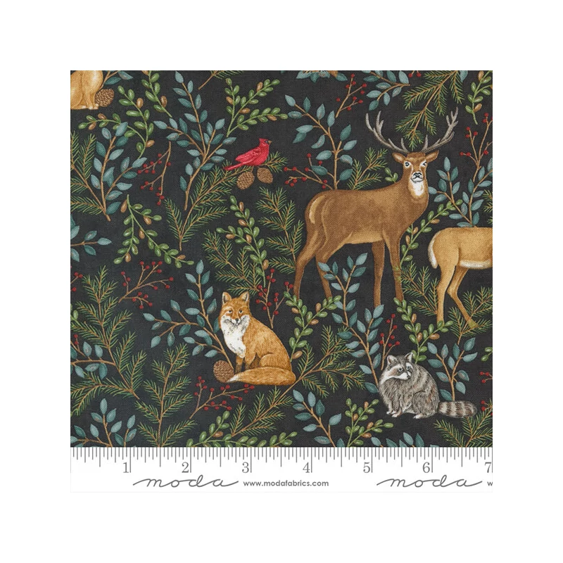 Patchworková tkanina - Moda - Woodland Winter by Deb Strain 56090-17