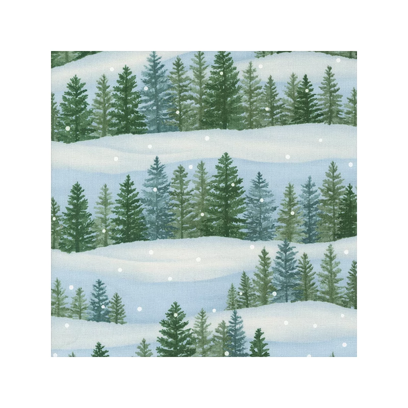 Patchworková tkanina - Moda - Woodland Winter by Deb Strain 56091-12