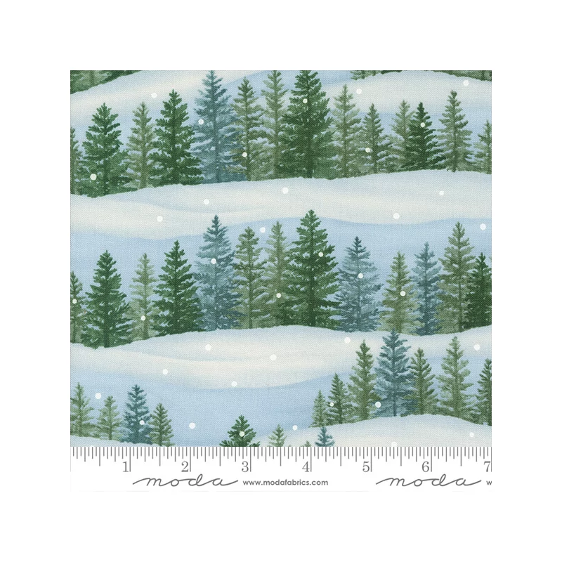 Patchworková tkanina - Moda - Woodland Winter by Deb Strain 56091-12