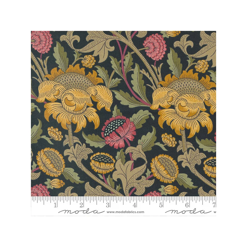 Patchworková tkanina - Moda - Barbara Brackman by Best of Morris Meadow 8370-21