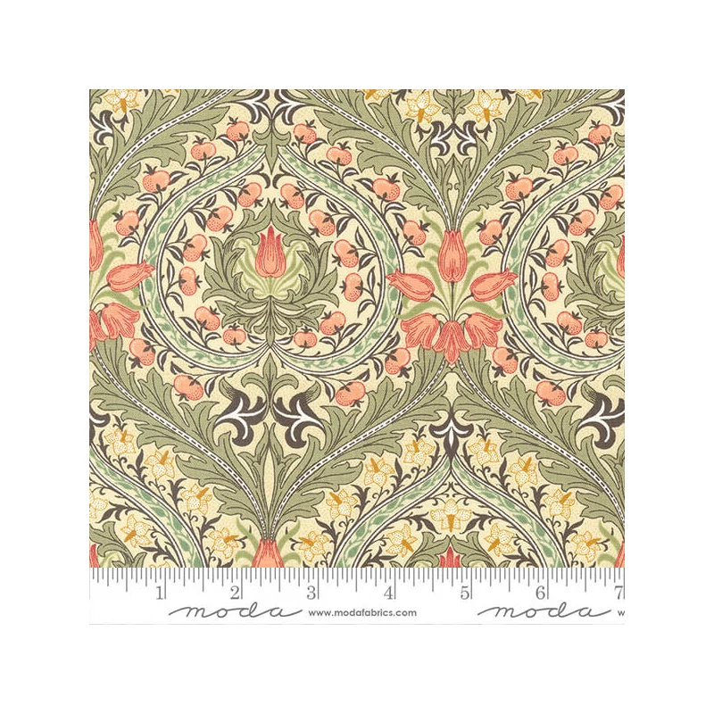 Patchworková tkanina - Moda - Barbara Brackman by Best of Morris Meadow 8372-11