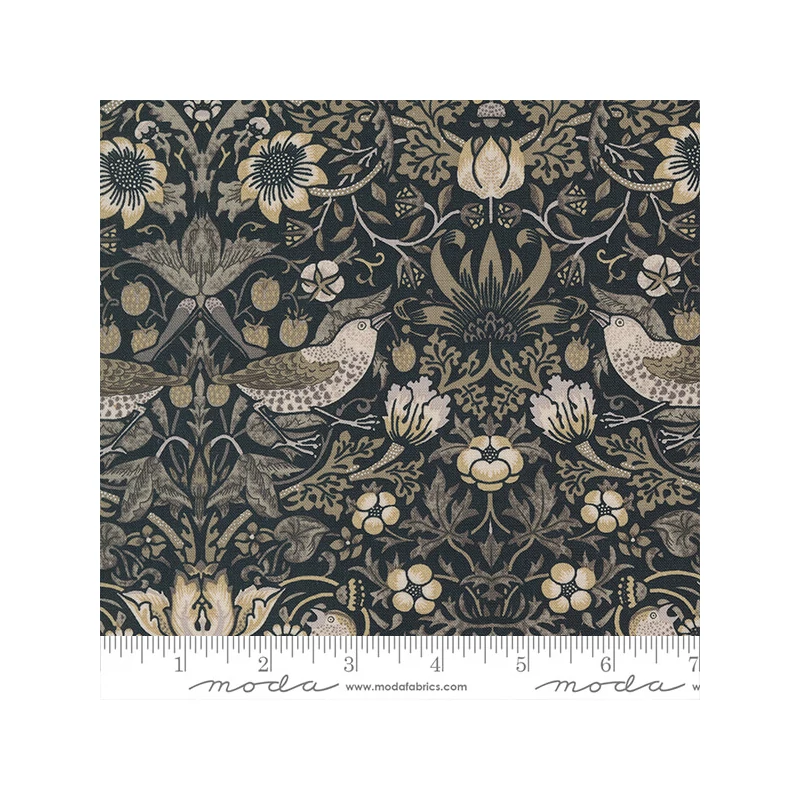 Patchworková tkanina - Moda - Barbara Brackman by Best of Morris Ebony Suite 8382-16