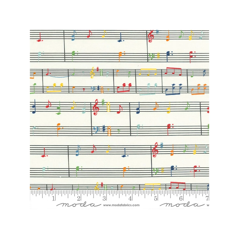 Patchworková tkanina - Moda - Sweet Melodies by American Jane 21815-11