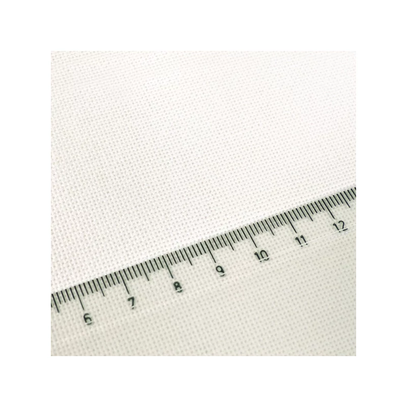 Vyšívacie plátno, Linda, 27 count - biele, 40x70 cm