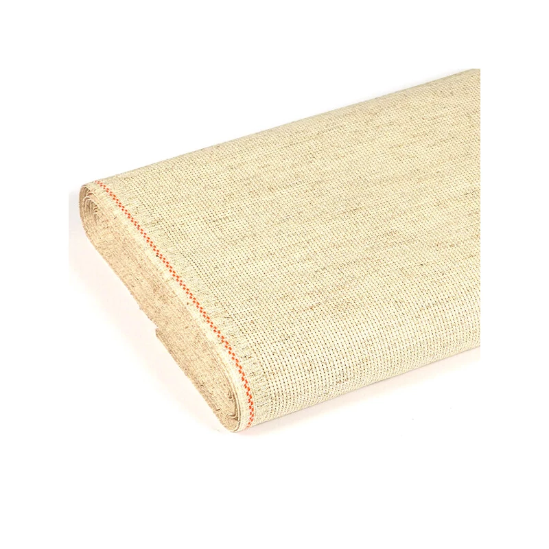 Kongré, krížikové vyšívacie plátno Aida, 14 count, šírka 110 cm- rustikálne, 10 cm
