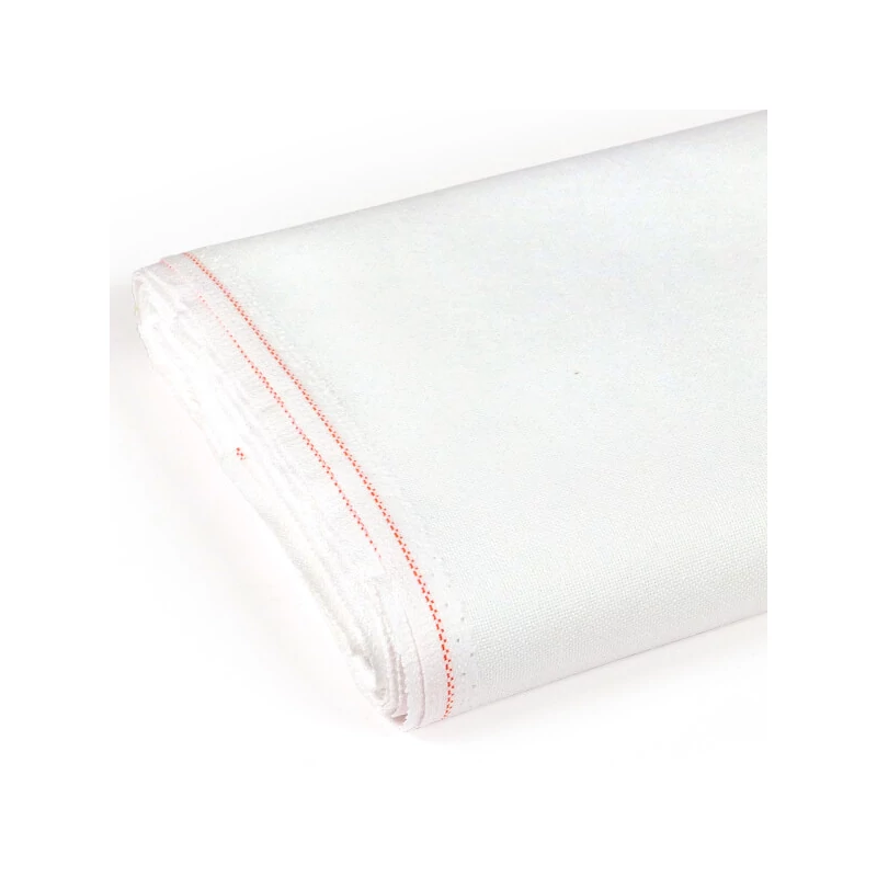 Vyšívacie plátno, Murano, 32 count, šírka 140 cm - biele, 10 cm