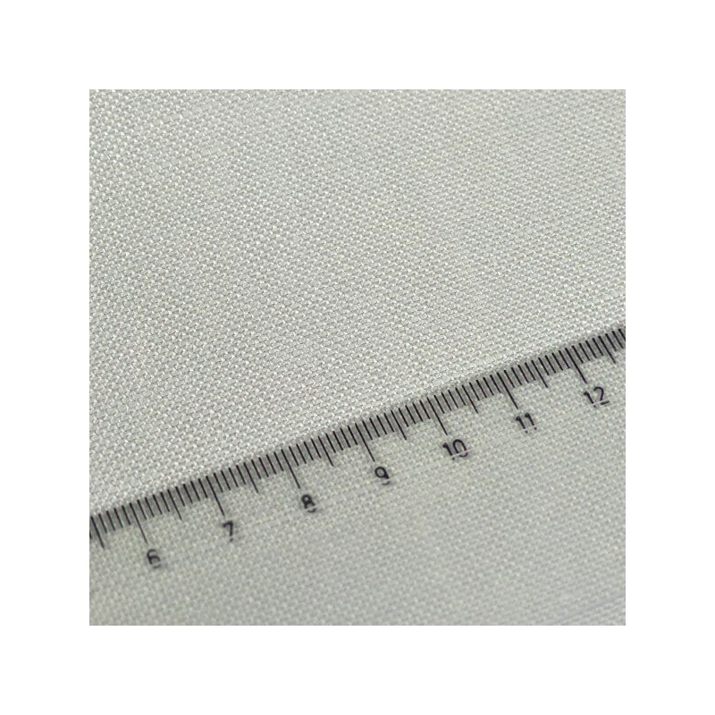 Vyšívacie plátno, Belfast, 32 count, šírka 140 cm - sivé, 10 cm