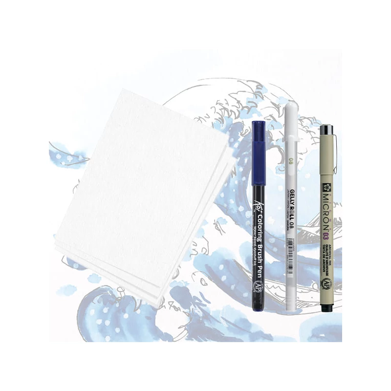 Sada na kreslenie Sakura Creative kit - Kanagawa