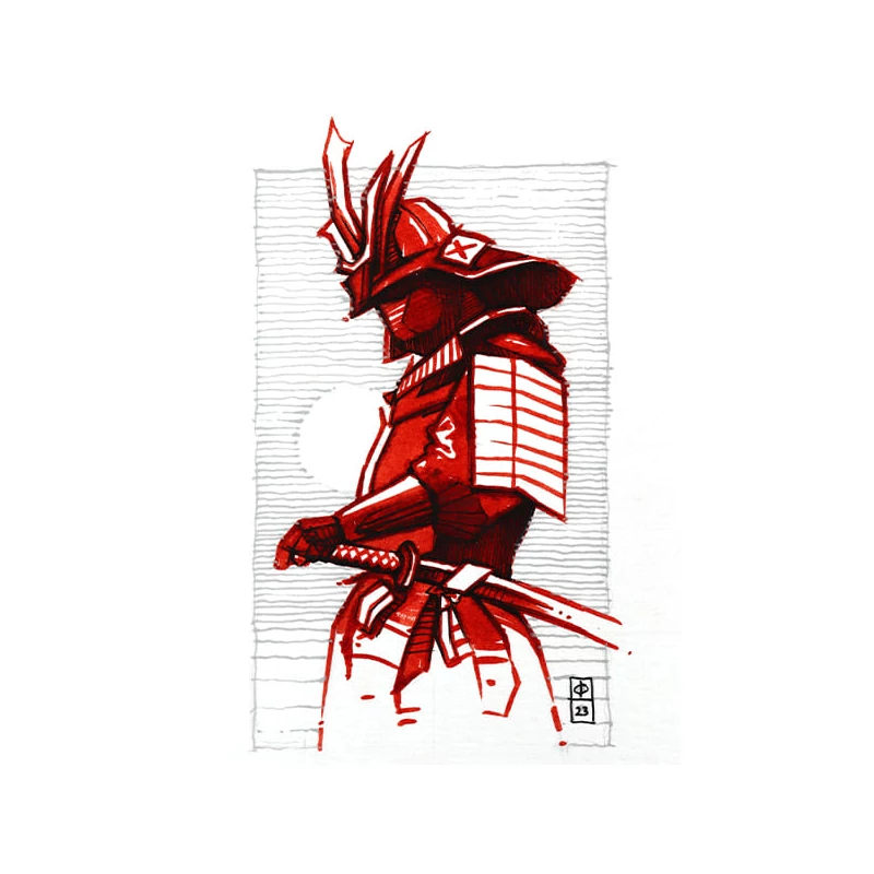 Sada na kreslenie Sakura Creative kit - Samurai