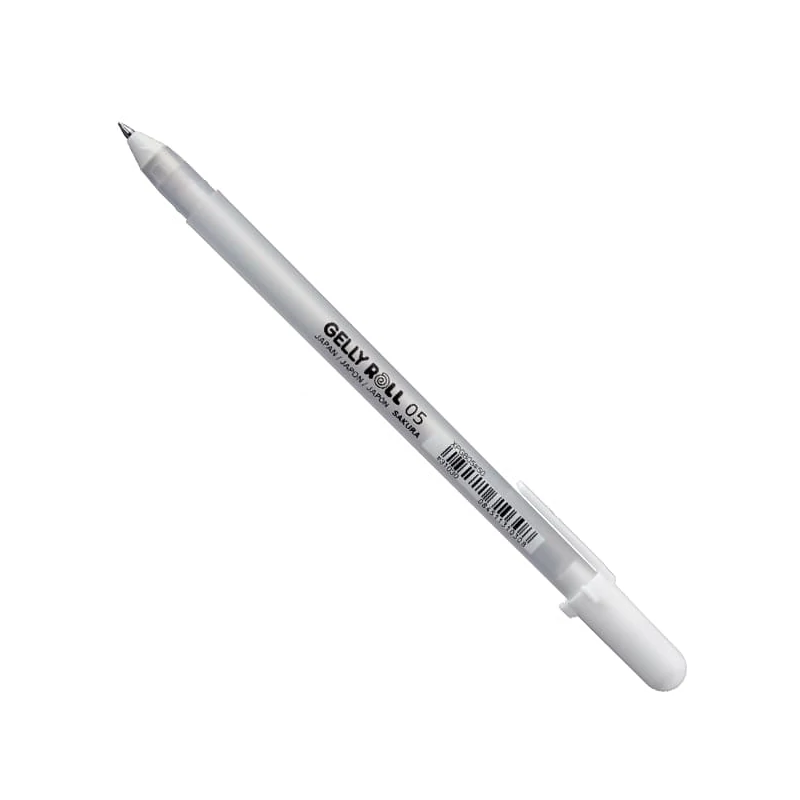 Gélové pero Sakura Gelly Roll Basic, 05 (0,3mm) - white