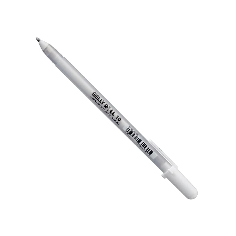 Gélové pero Sakura Gelly Roll Basic, 10 (0,5 mm) - white