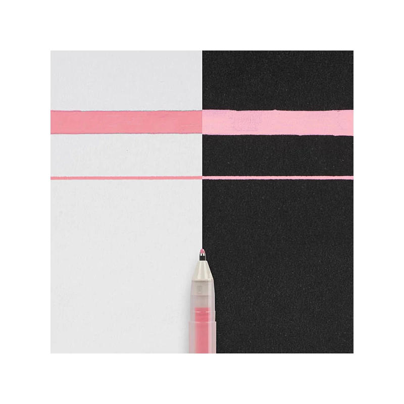Gélové pero Sakura Gelly Roll Moonlight - 418, fluo vermillion