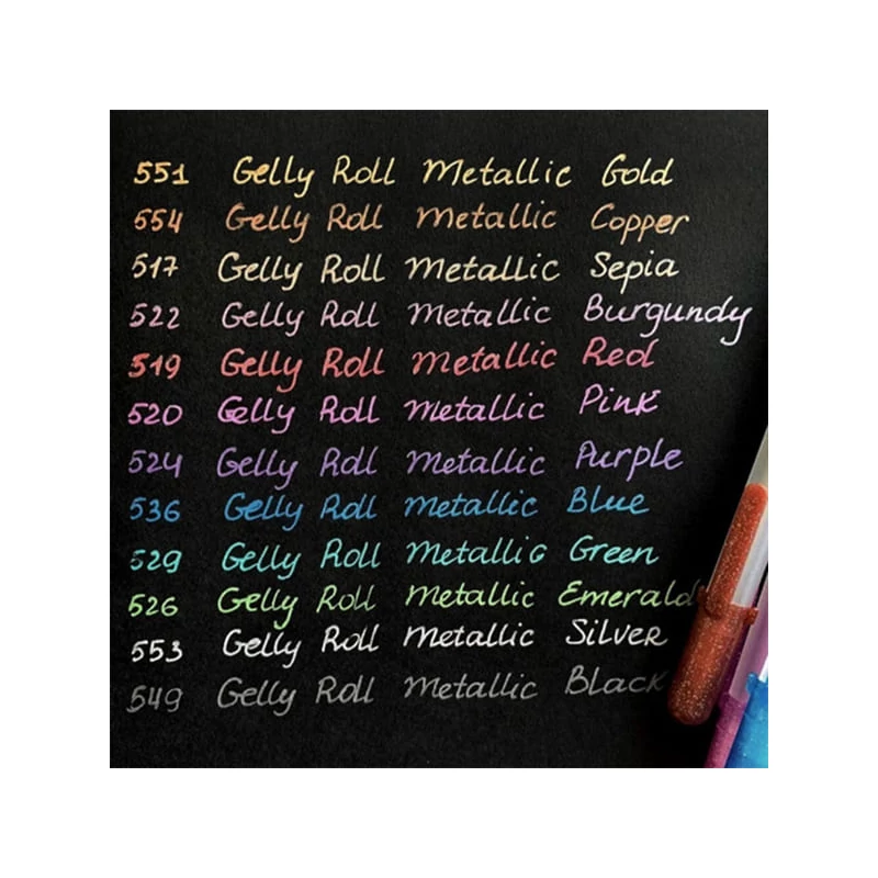Gélové pero Sakura Gelly Roll Metallic - 551, gold