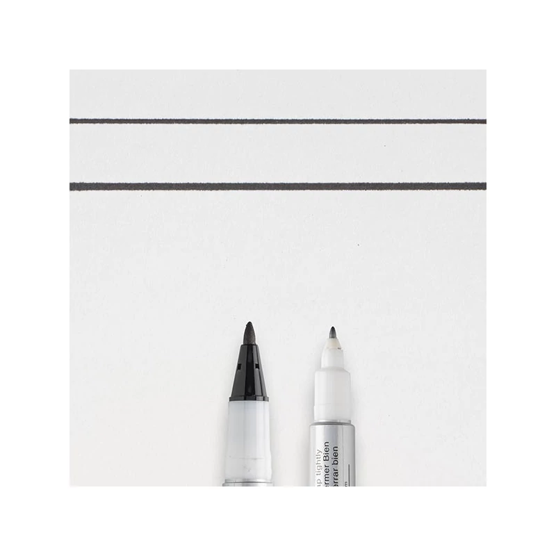 Obojstranný alkoholový popisovač Sakura IDenti Pen - black
