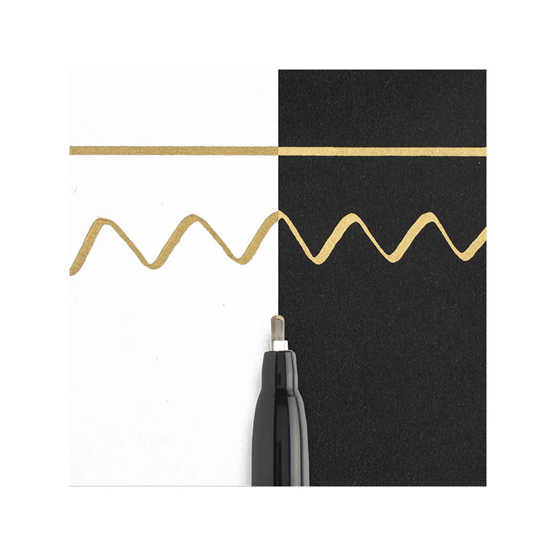 Lakový popisovač na kaligrafiu Sakura Pen-Touch Calligrapher, fine (1,8 mm) - gold