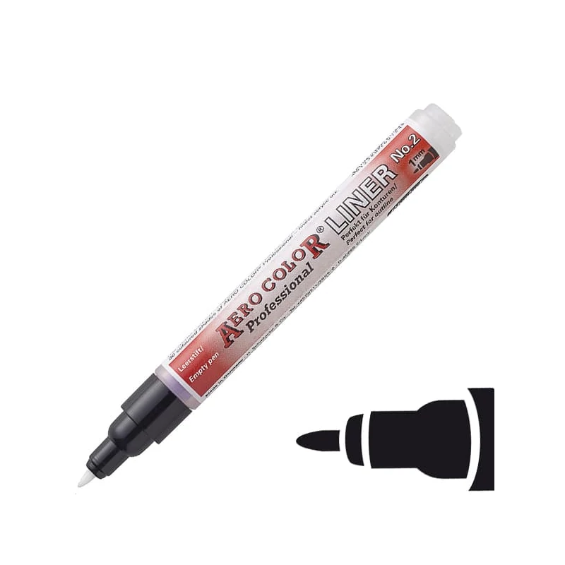 Naplniteľný popisovač Schmincke AERO COLOR Professional LINER - č. 2 (1 mm)