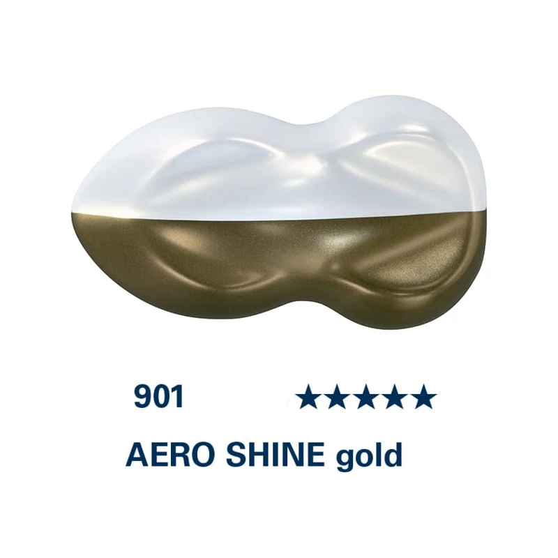 Farba do retušovacieho pištoľa Schmincke AERO COLOR Professional, 28 ml - 901, AERO SHINE gold