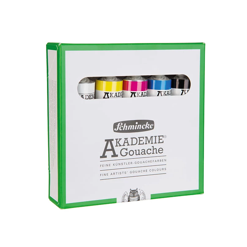 Sada gvašových farieb Schmincke Akademie, 5x20 ml