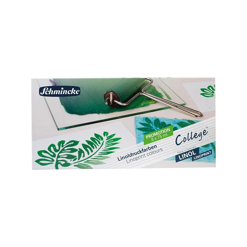 Sada farieb na linoryt Schmincke College Linol, 8x75 ml