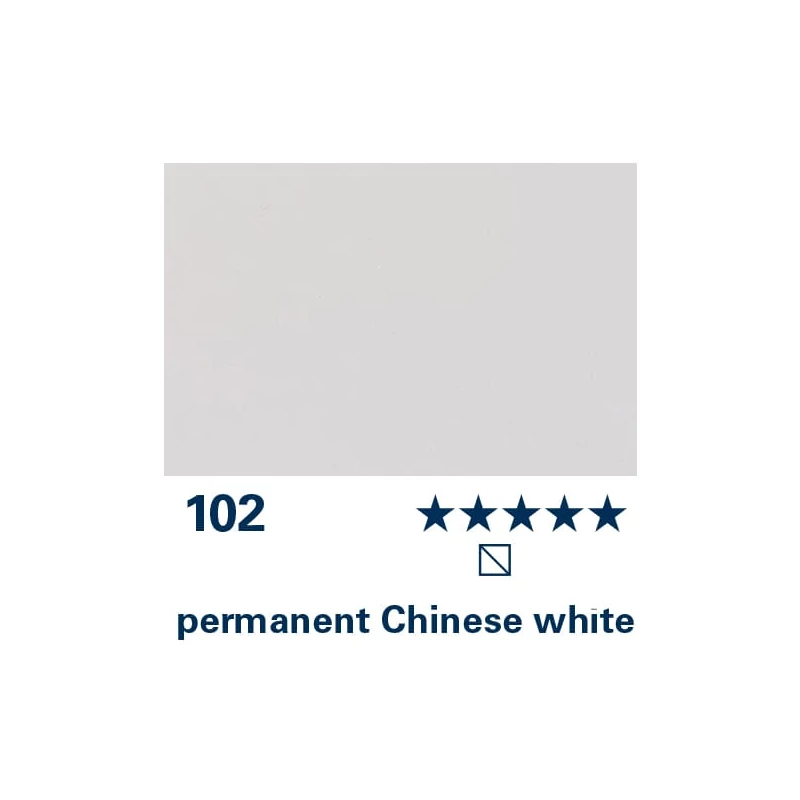 Akvarelová farba v tube Schmincke Horadam, 15 ml - 102, permanent chinese white