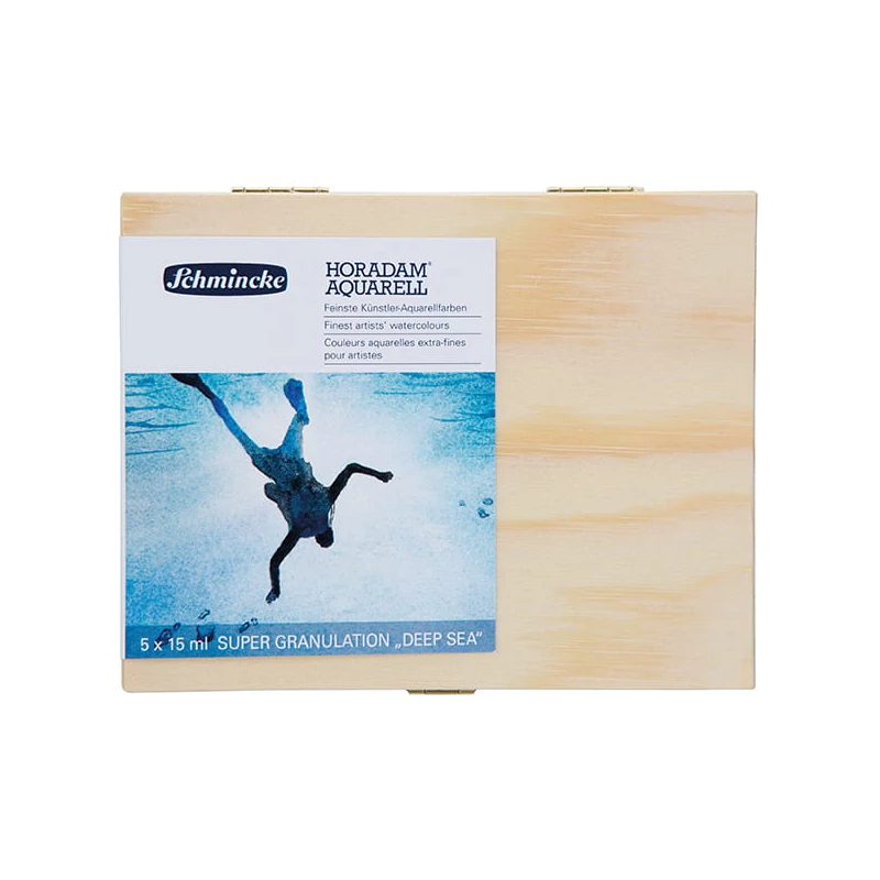 Akvarelová farba Schmincke Horadam, super granulačná - 5x15 ml, Deep sea