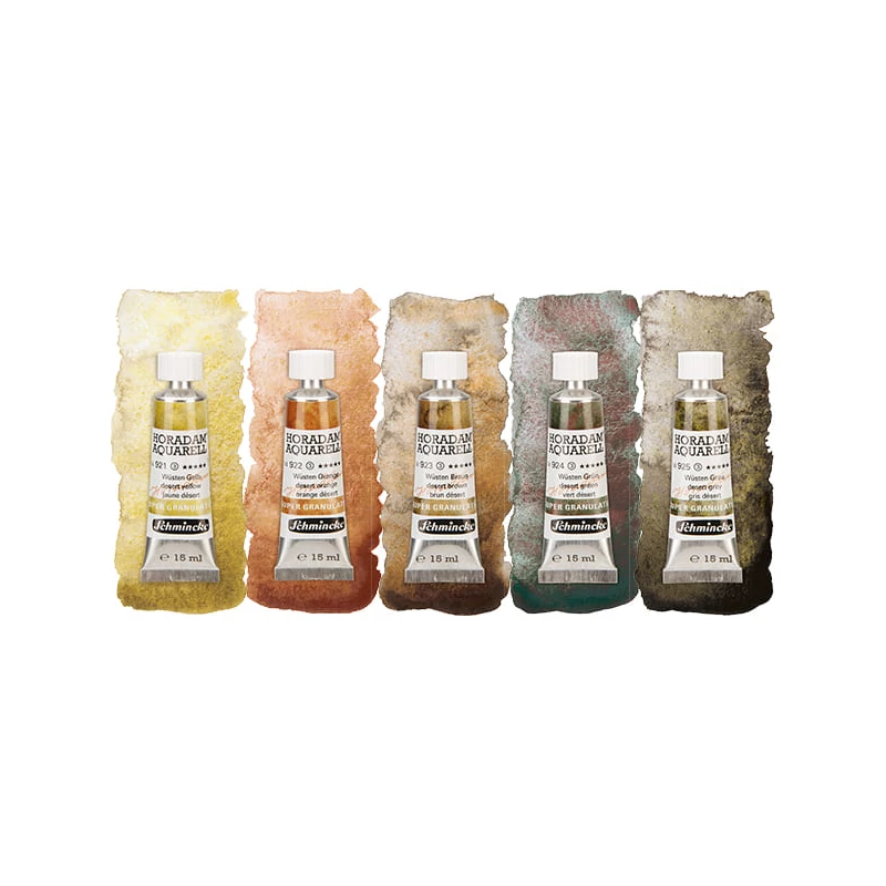 Akvarelová farba Schmincke Horadam, super granulačná - 5x15 ml, Desert